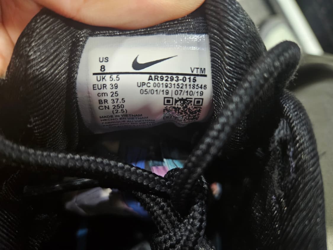 (W) 나이키 에어맥스 720 블랙 250mm 상품이미지5