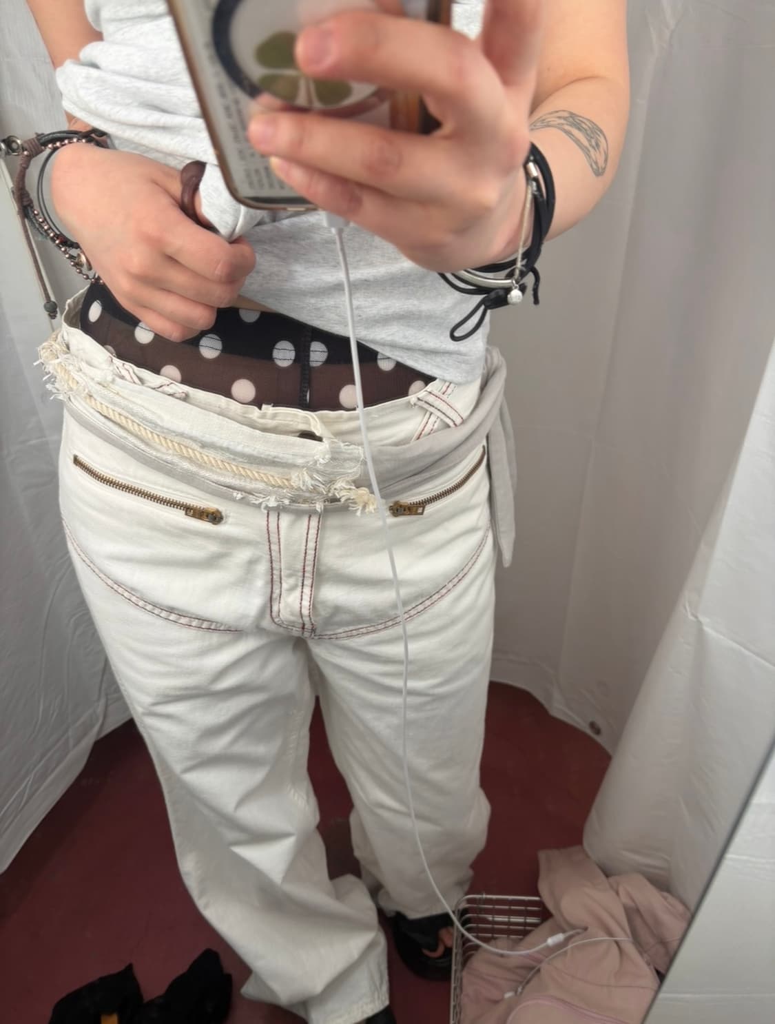 vintage white pants  상품이미지1