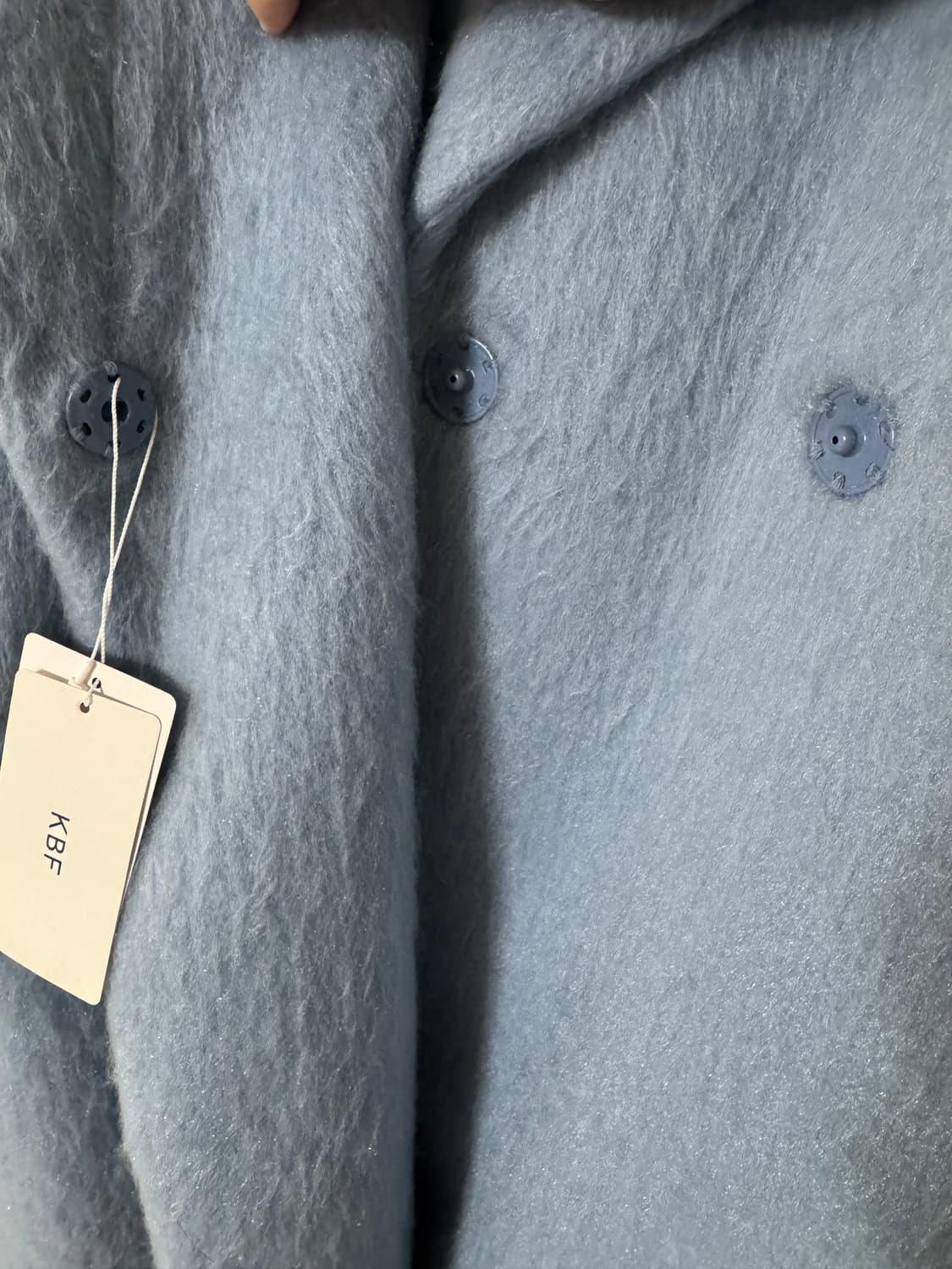 KBF 헤어리 롱코트 상품이미지5