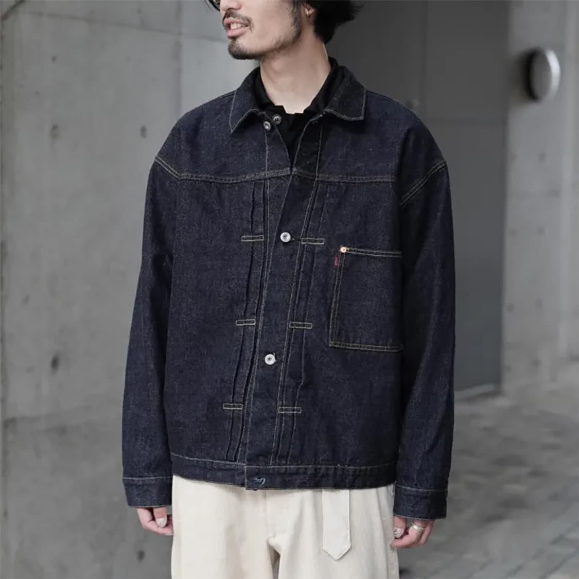 wash heavy kibata shuttle "1st" denim jk 상품이미지2
