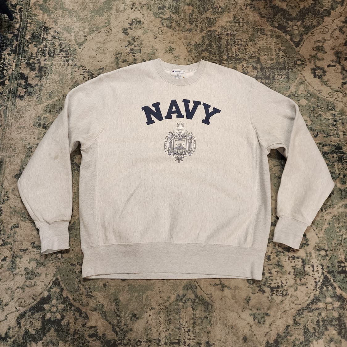 챔피온 리버스위브 US NAVY 스웻셔츠 상품이미지1