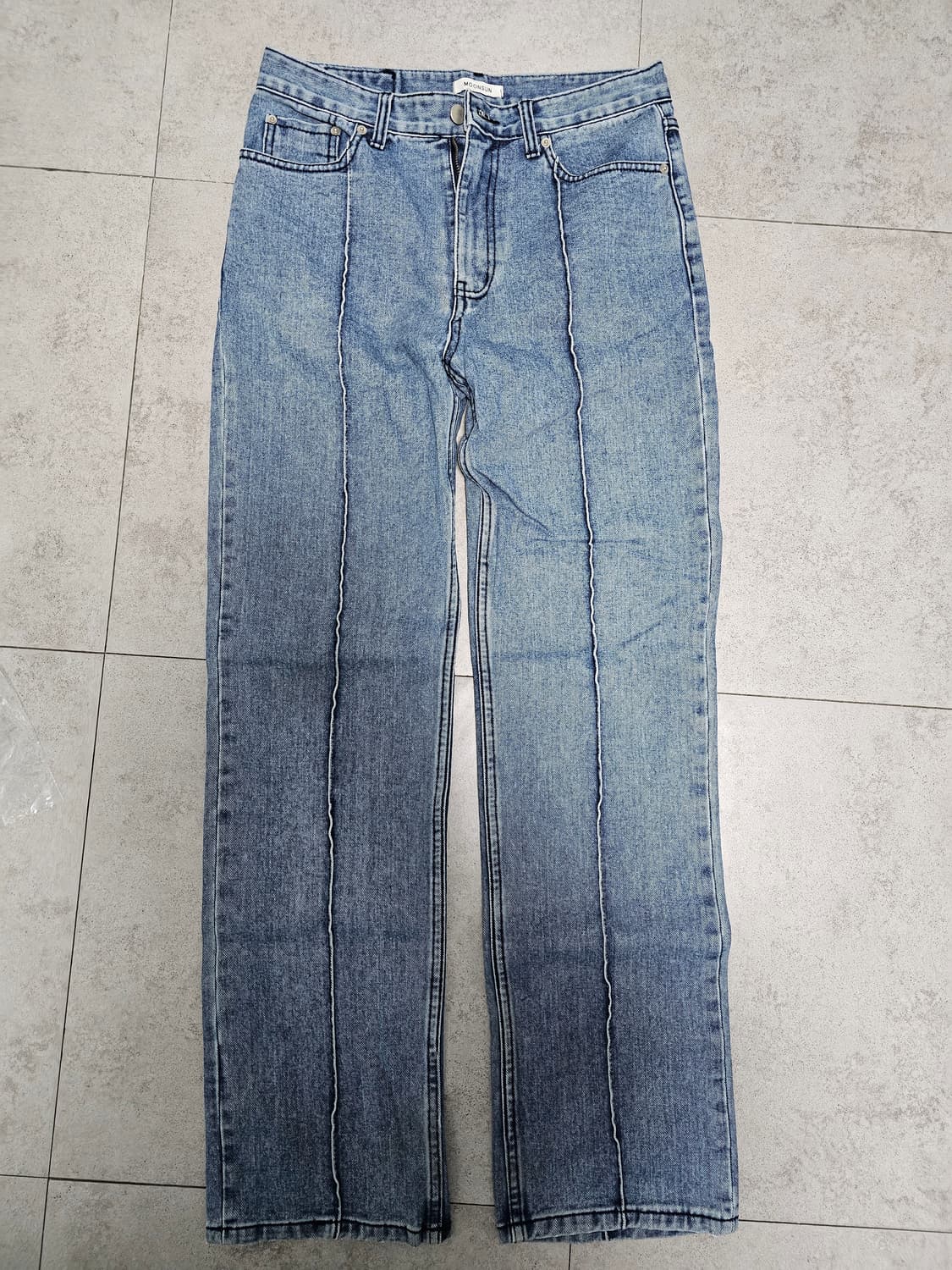 문썬 시그니처 와이드 데님 팬츠 상품이미지1