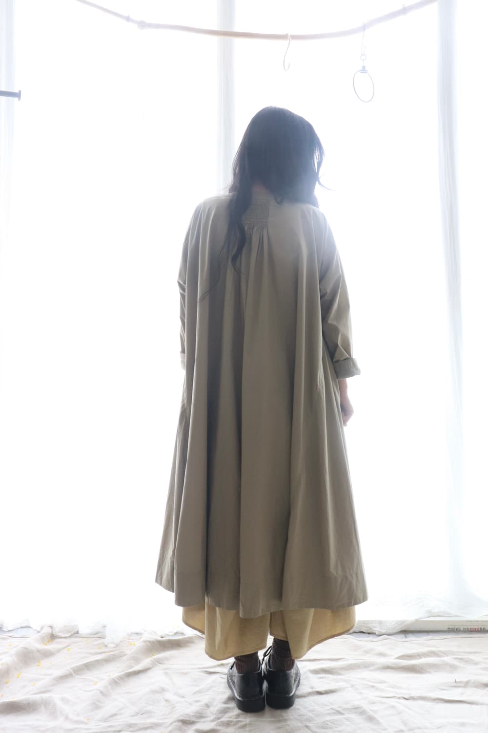 [Veritecoeur] Smocking Robe Dress 상품이미지3