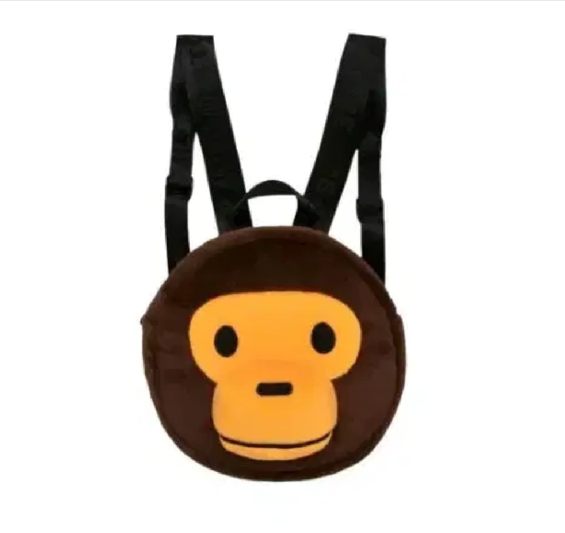 BAPE 베이비 마일로 플러시 백팩 브라운 상품이미지1