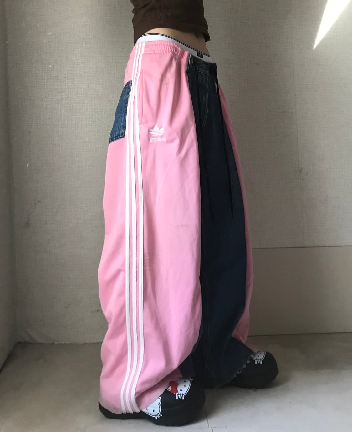 아디다스 와이드 커스텀 팬츠 상품이미지1