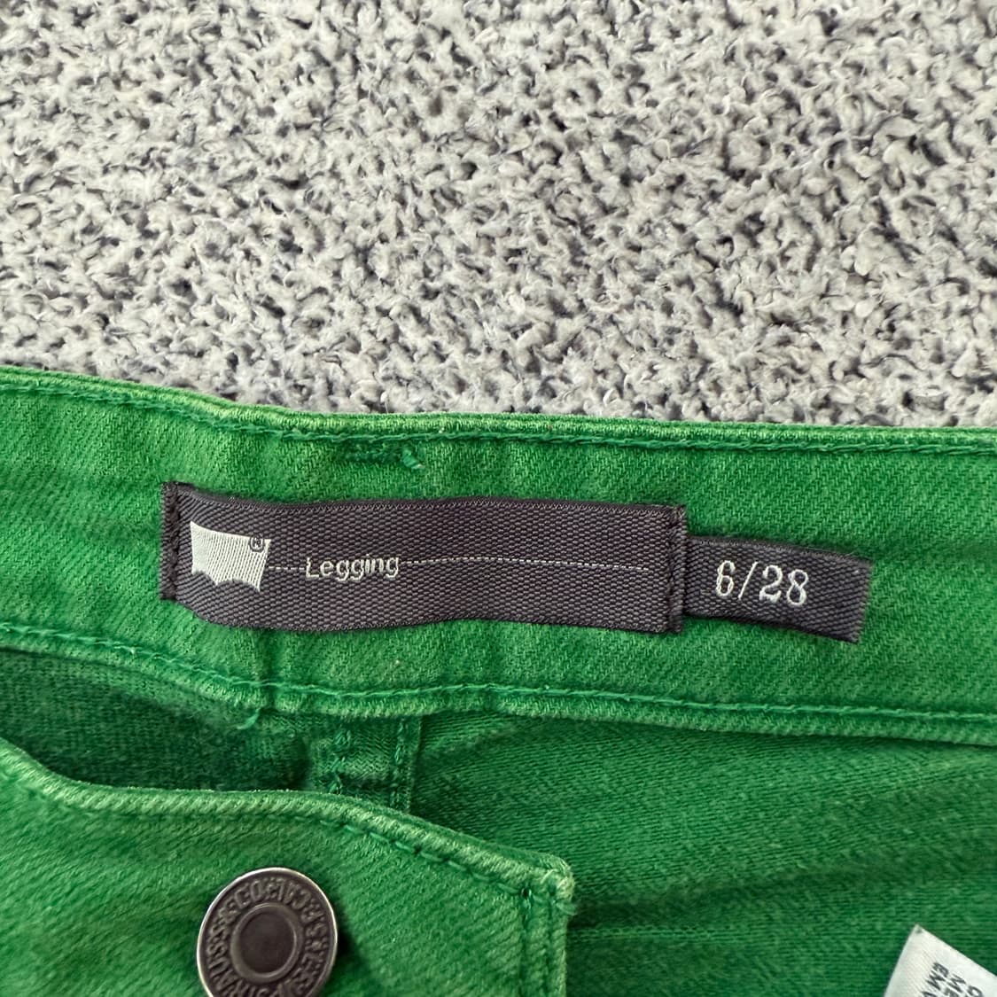 [W28] 리바이스 그린 데님팬츠 0109T1 상품이미지4