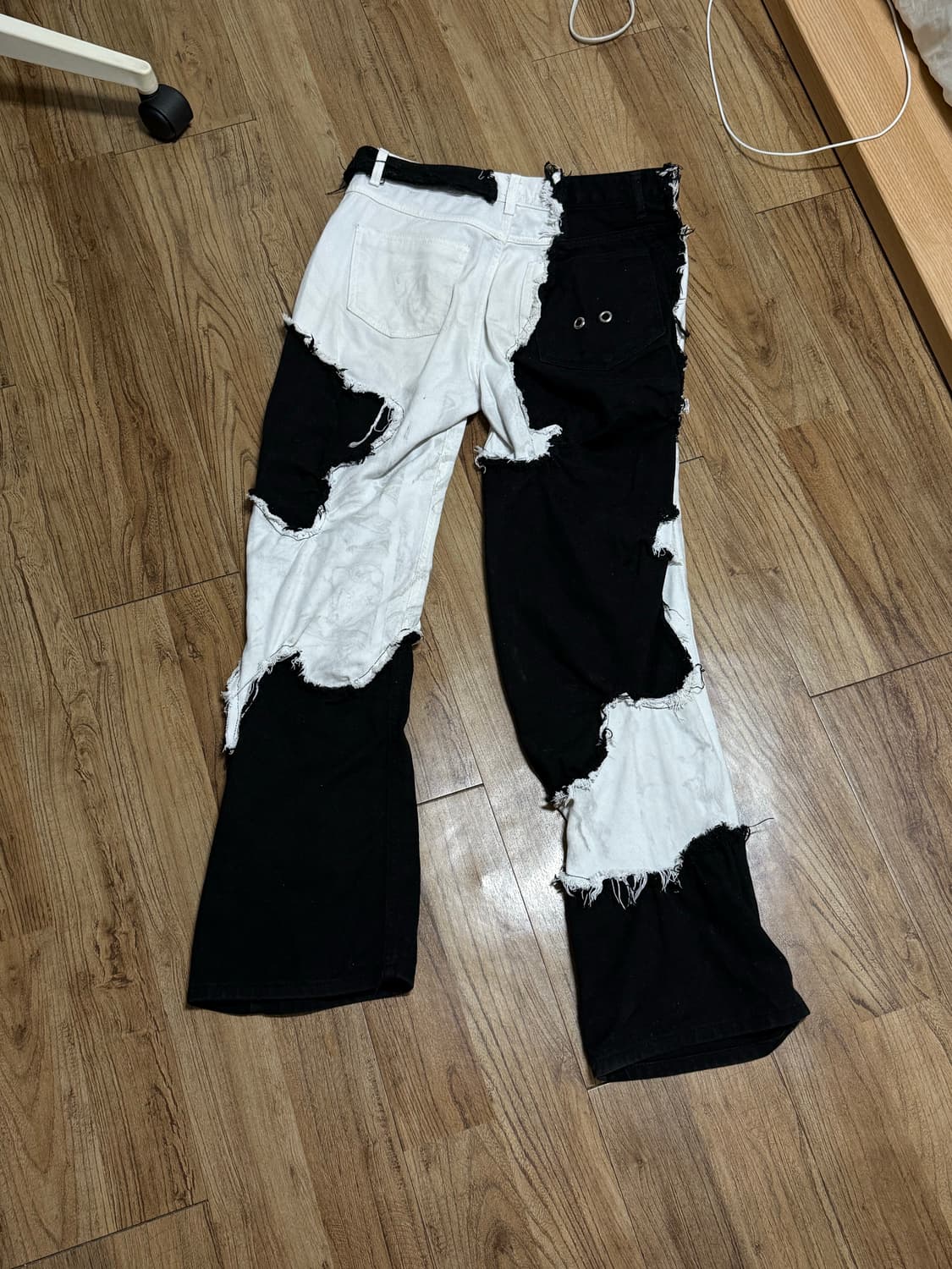 Region mixed color block pants 상품이미지3