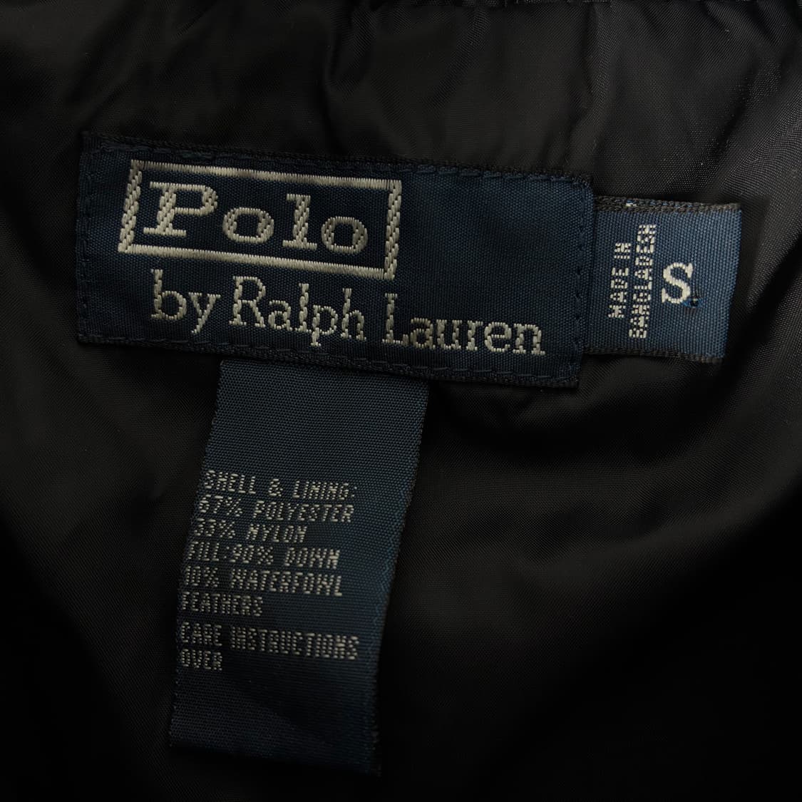 Polo  폴로 랄프로렌 자수 블랙 다운 패딩 베스트 상품이미지6