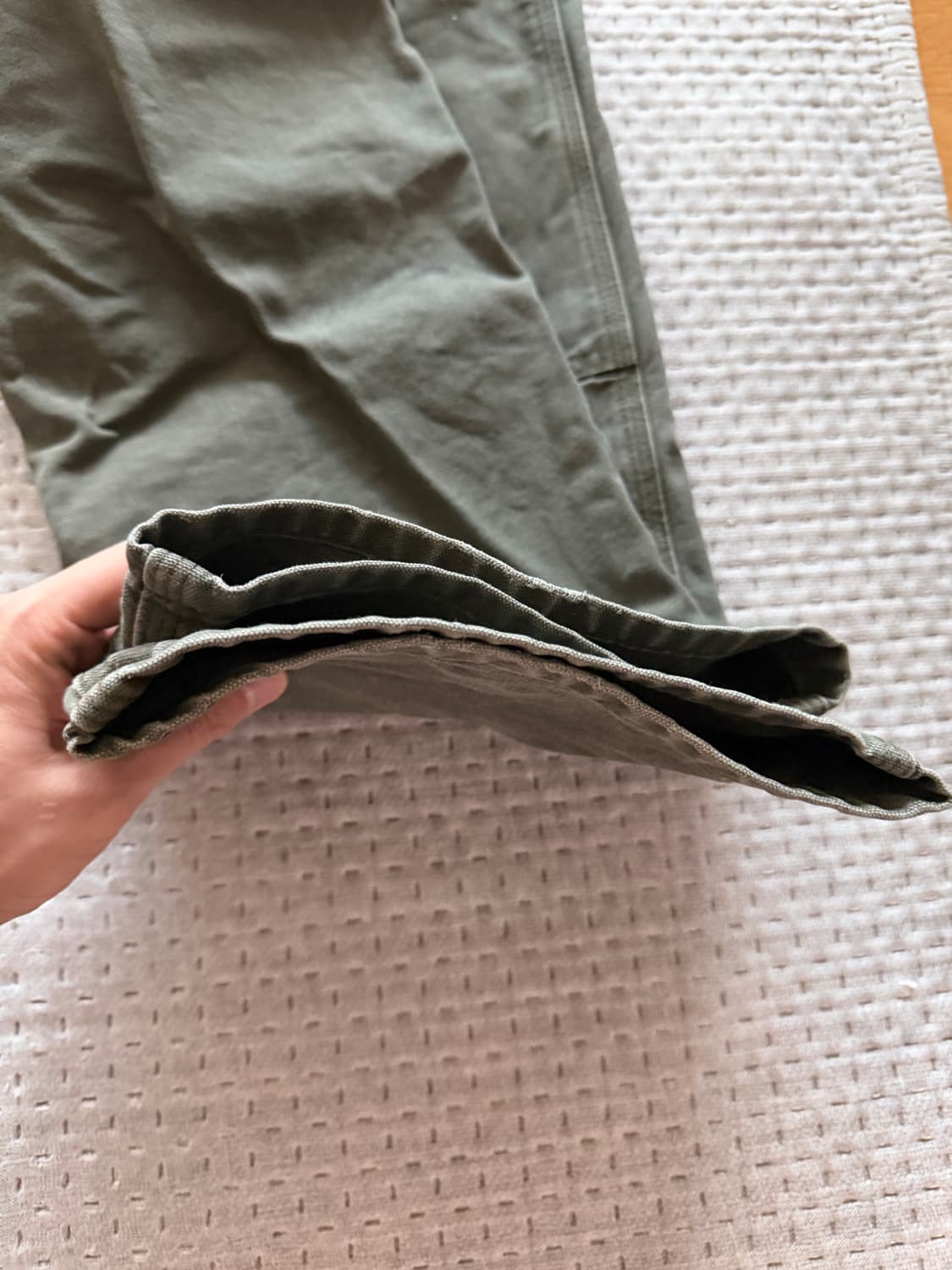 [34] 칼하트 더블니 워크팬츠 b136 모스 상품이미지3