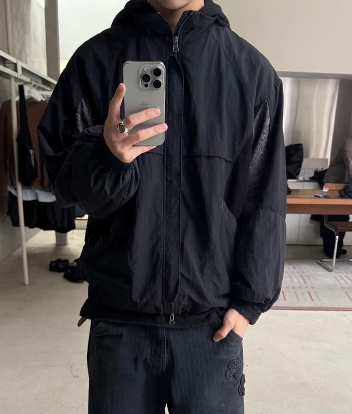 폴리테루 페이즐리 트랙 점퍼 3 상품이미지6