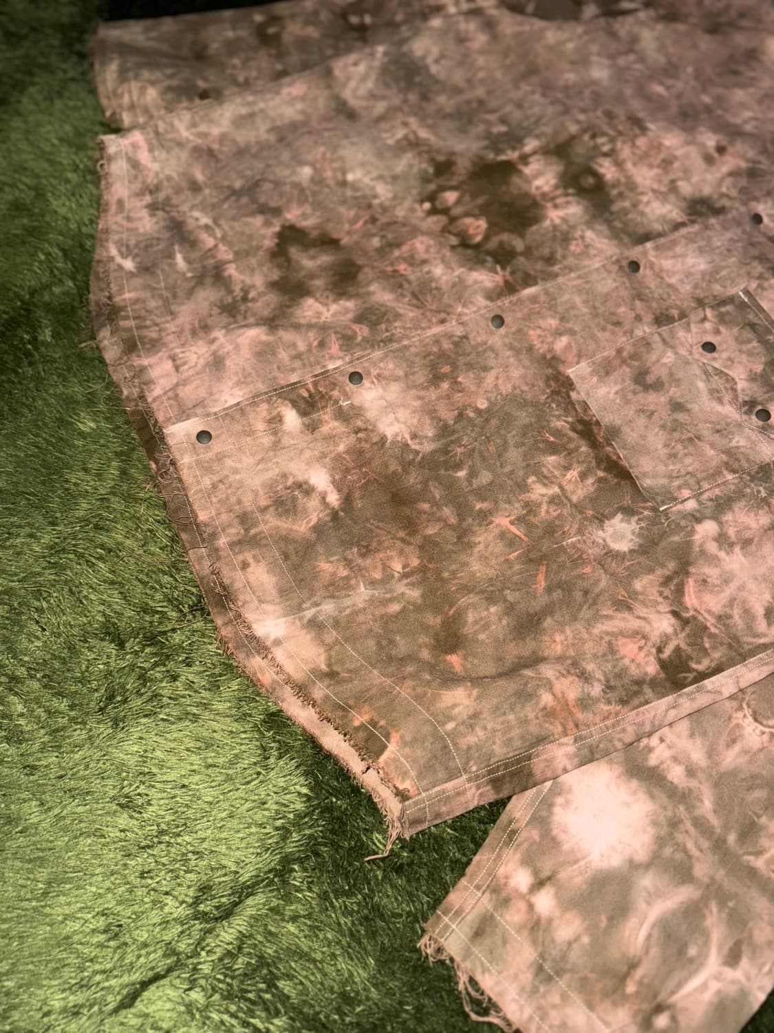 [L] Unaffected 언어펙티드 타이 다이 크롭 웨스턴 셔츠 상품이미지5