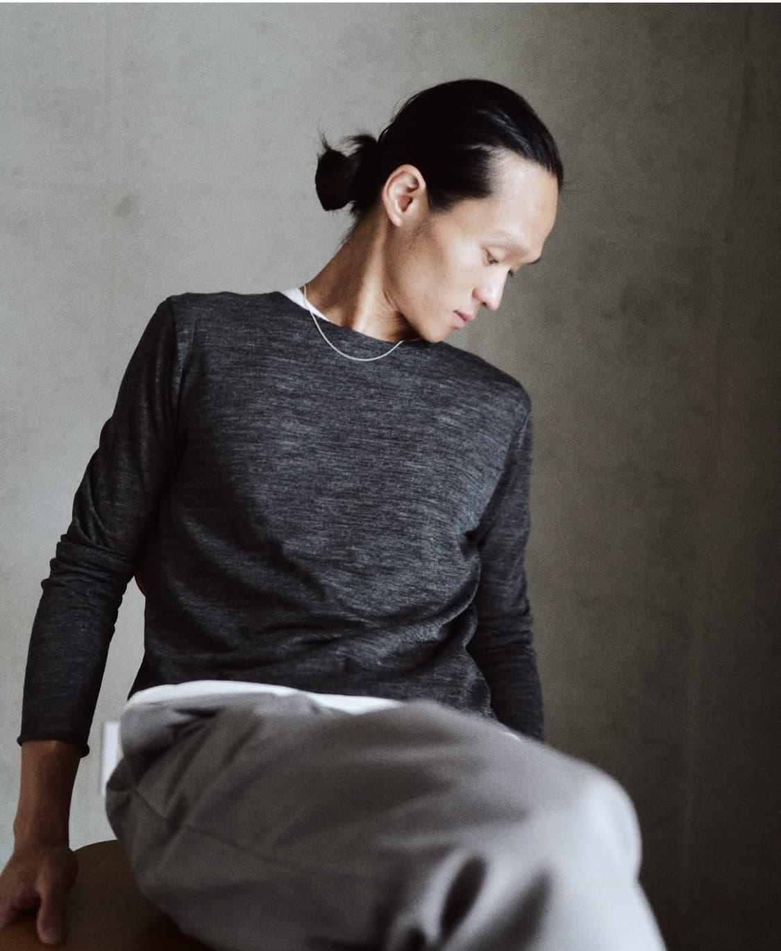 모노 프리베 Textured Wool Long Sleeve 상품이미지1