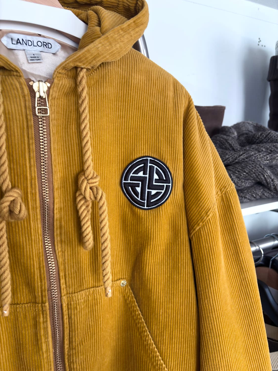 랜드로드 18a/w 코듀로이 로고 파카 상품이미지2