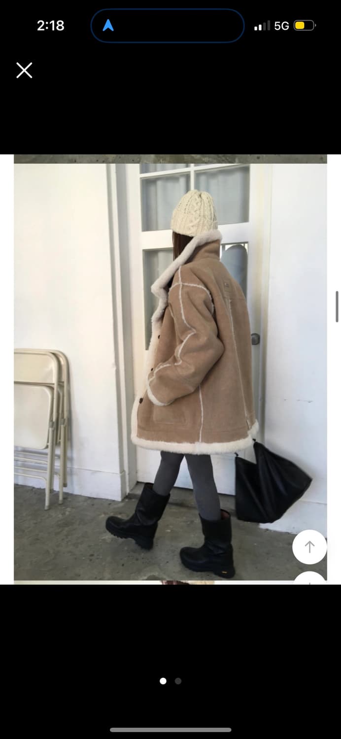 브리드 리버시블 무스탕 상품이미지1