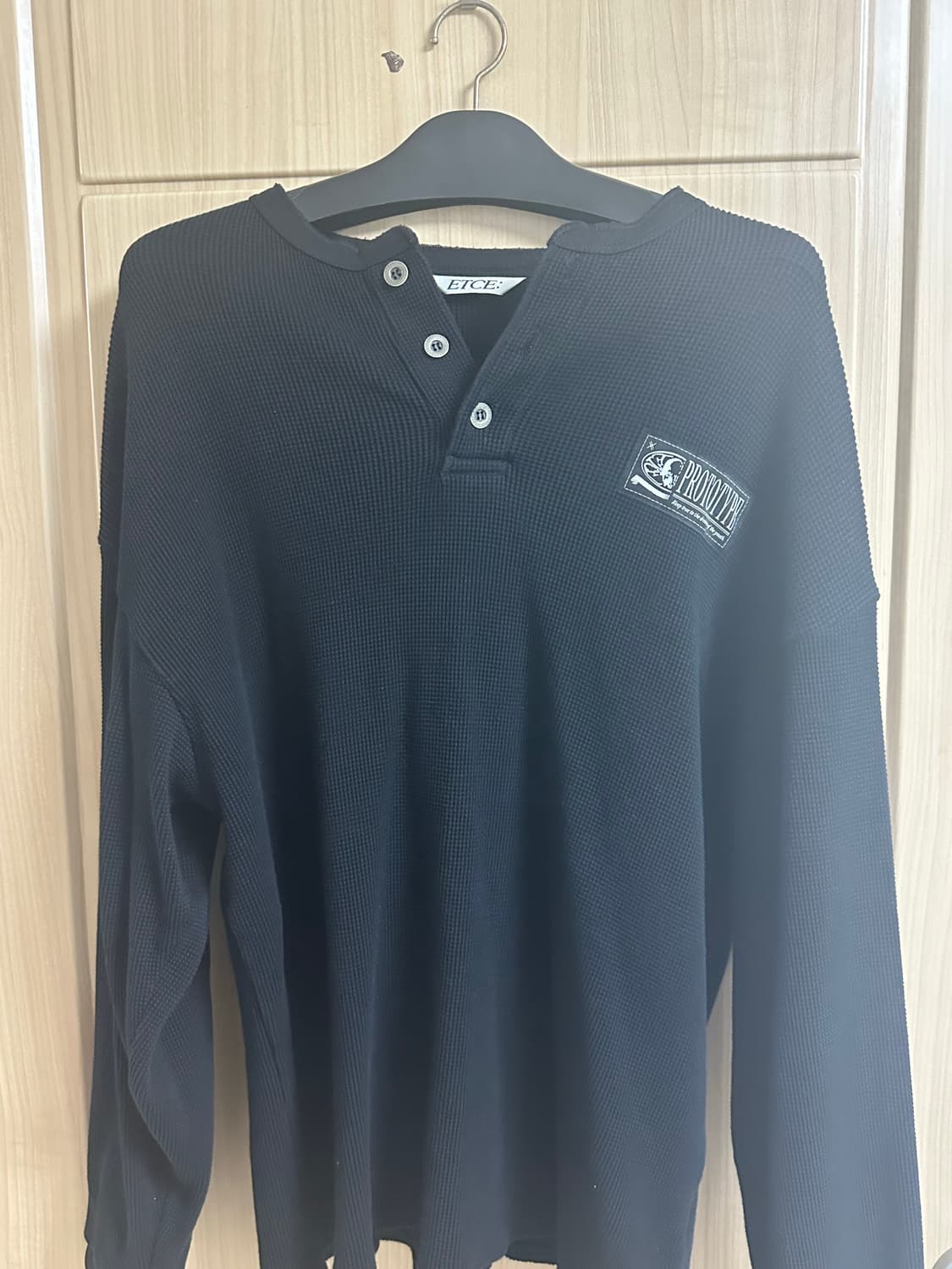 Etce 와플 헨리넥니트 M 상품이미지1