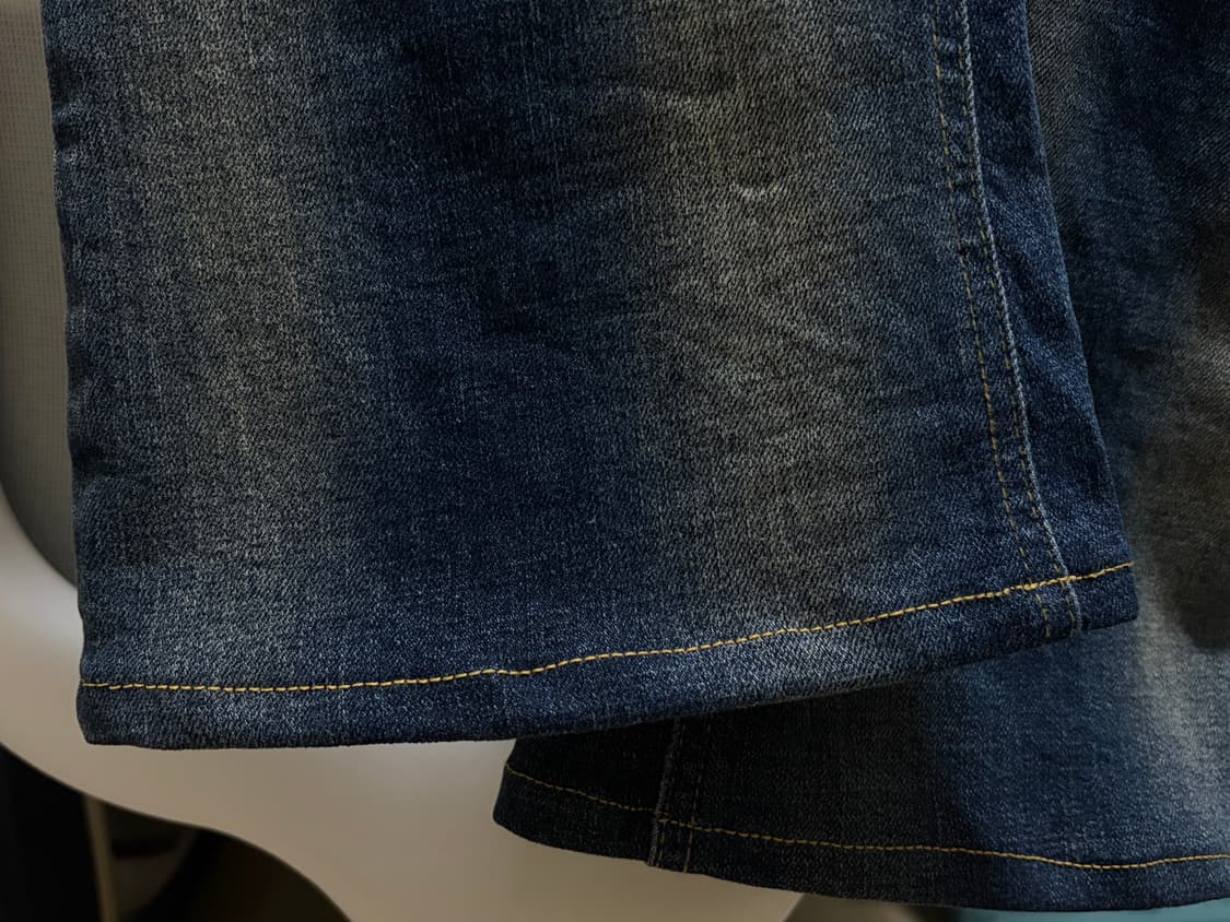 보헤미안서울 딥 블루 워싱 부츠컷 데님 상품이미지5