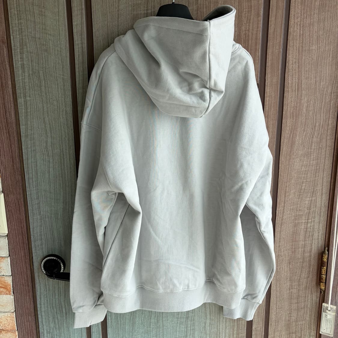 [새상품]산산기어 셀 후드티 라이트그레이 상품이미지3