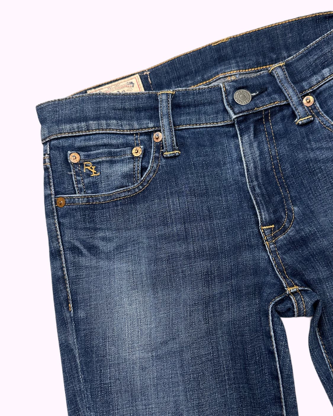 RALPH LAUREN logo fade slim jean 상품이미지3