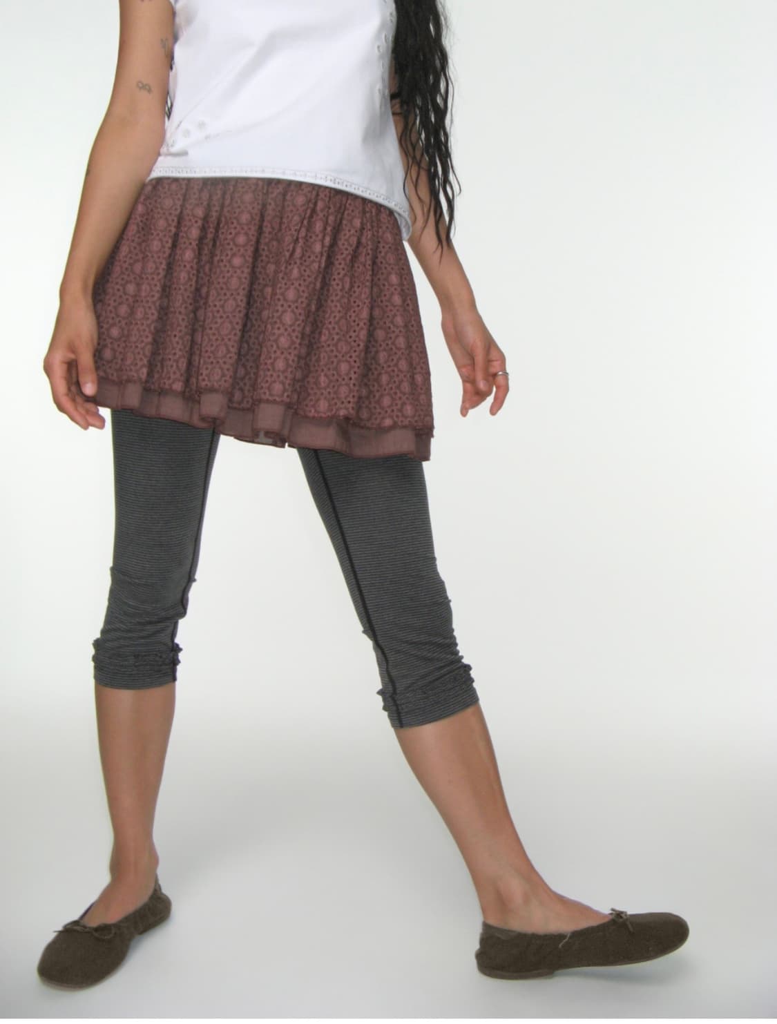 coyseio stripe rough leggings 새상품 상품이미지2