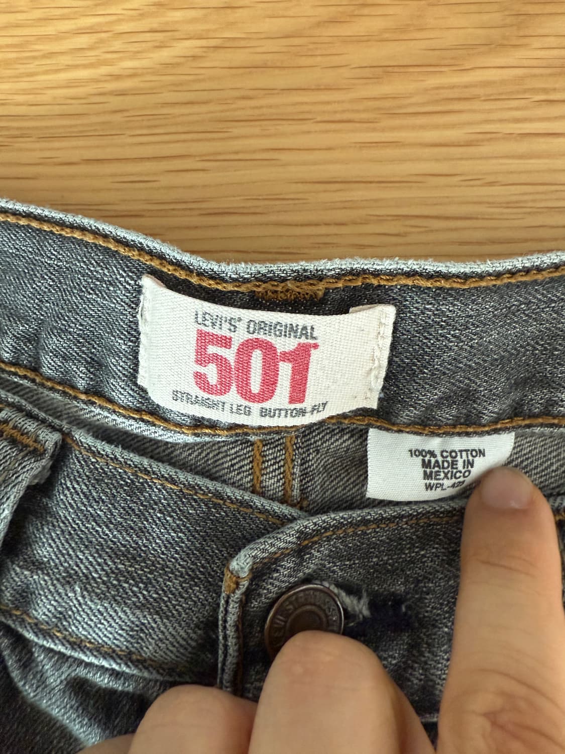 리바이스(Levi's) 501 그레이 데님(MEXICO) 상품이미지6