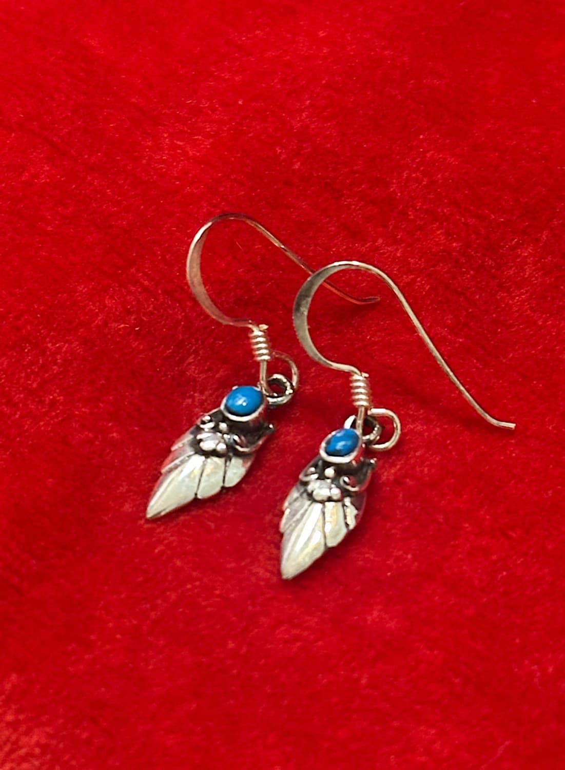 Vintage turquoise 925silver earring 상품이미지1
