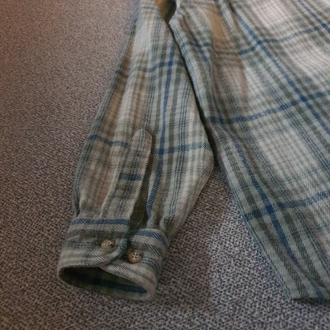 90s us made 칼하트 헤비웨이트  플라넬 셔츠 상품이미지9