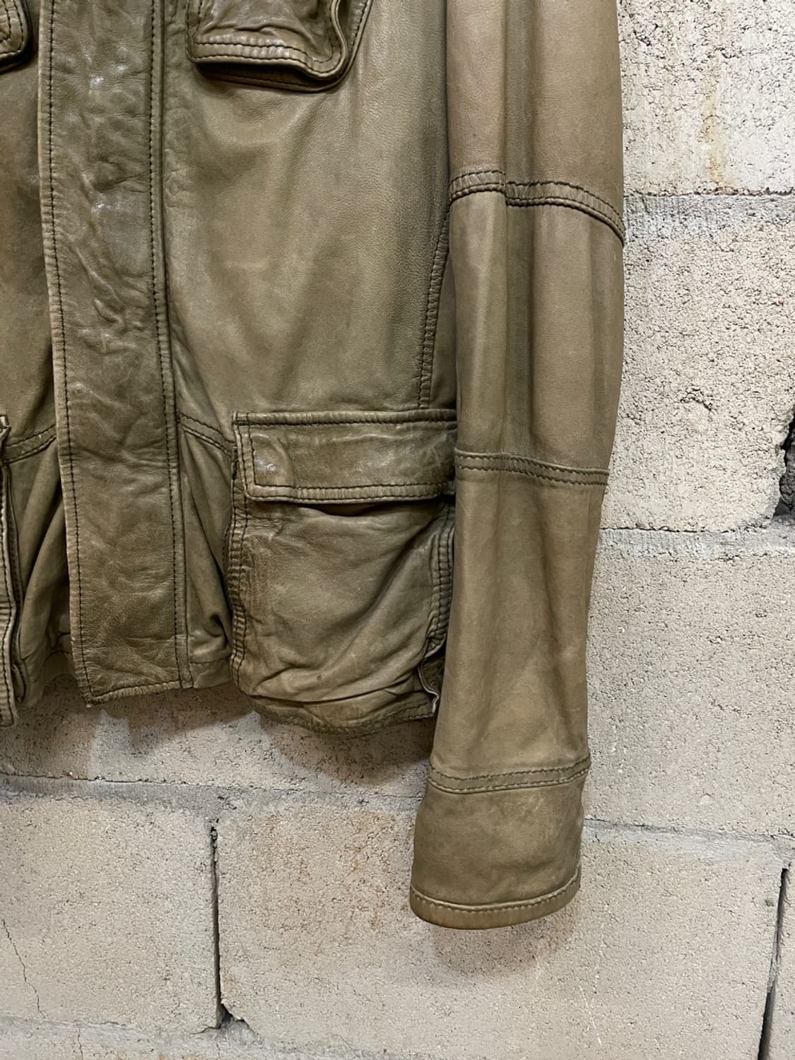 디젤 유틸리티 양가죽 자켓 상품이미지4