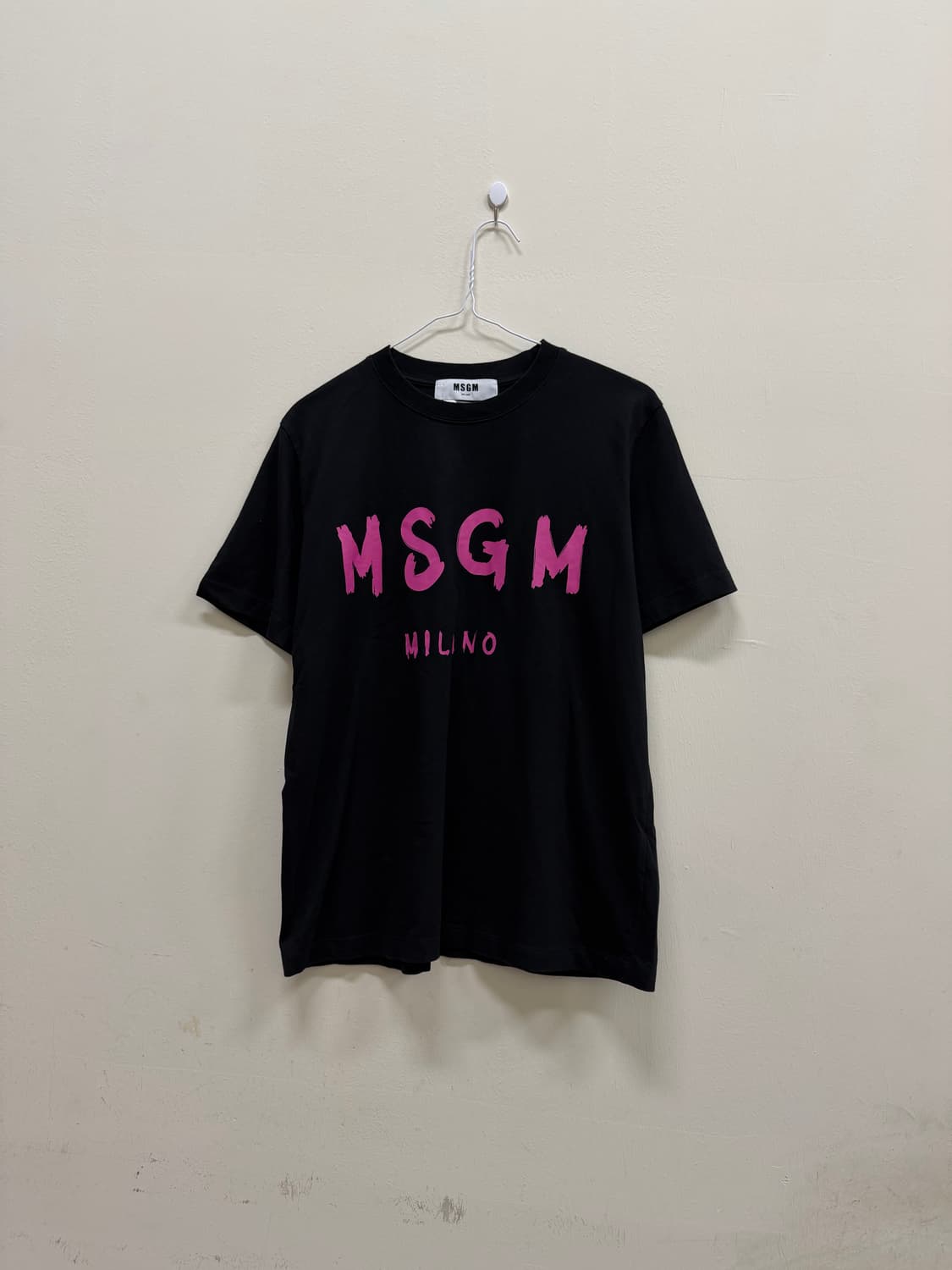 MSGM 밀라노 블랙핑크 반팔 상품이미지1
