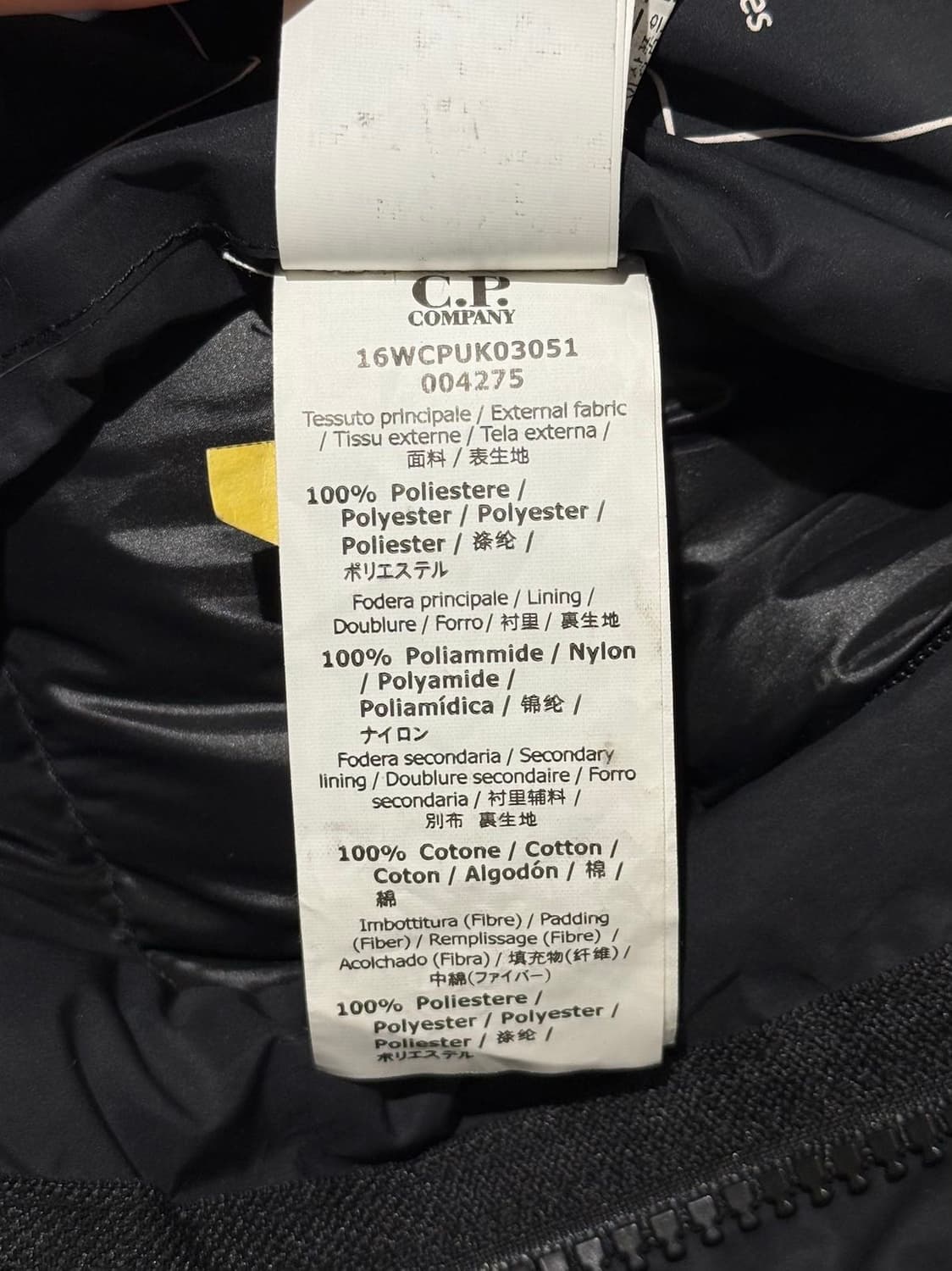 cp컴퍼니 블랙 마이크로-M 고글 다운 파카 상품이미지9