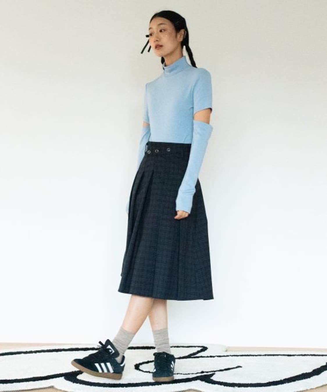 oneninenineone midi wrap skirt 상품이미지1