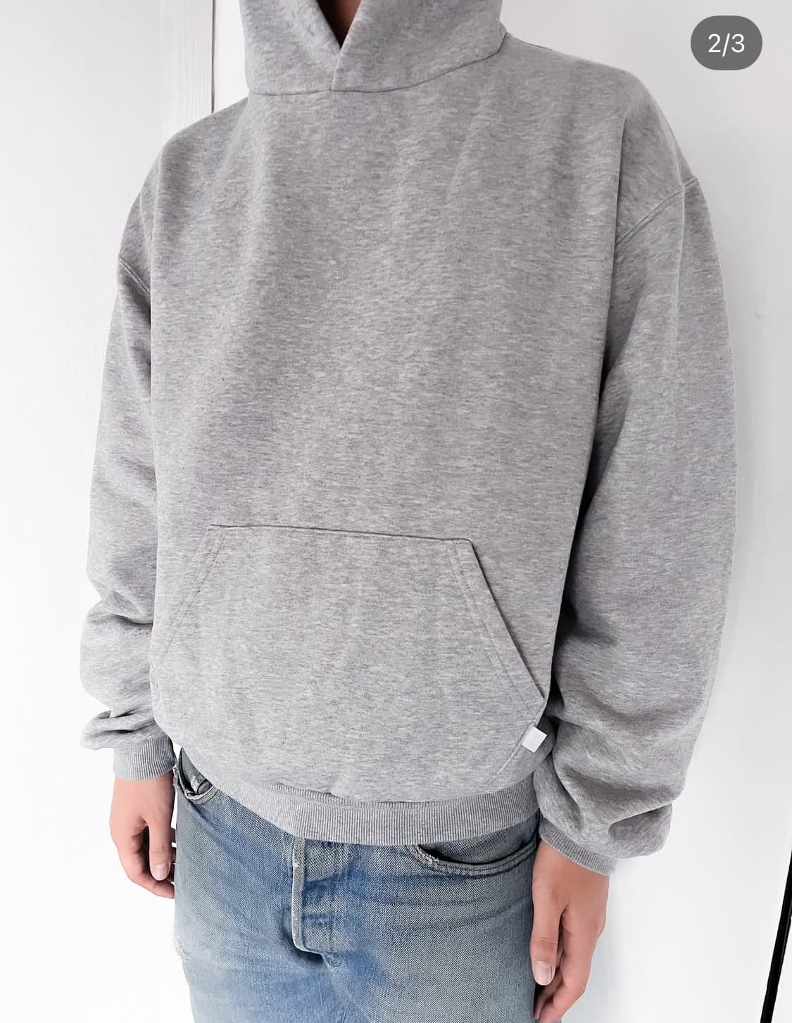 77c 세븐세븐씨 클라우드 후디 그레이  상품이미지1