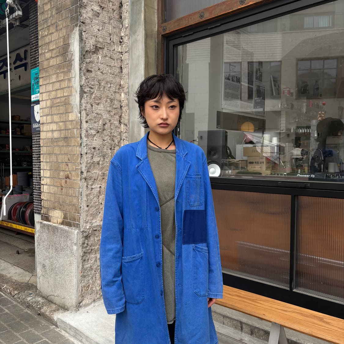 코네코 KONECO 프렌치 워크 패치 자켓 상품이미지1