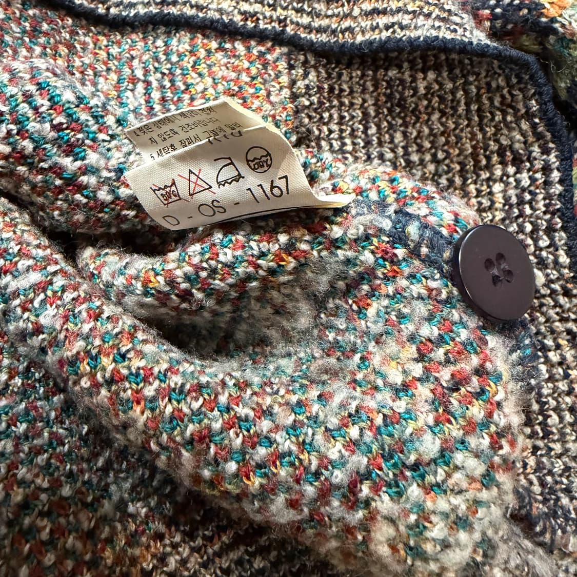 미쏘니 스포츠 에스닉 패턴 하프넥 니트 상품이미지5