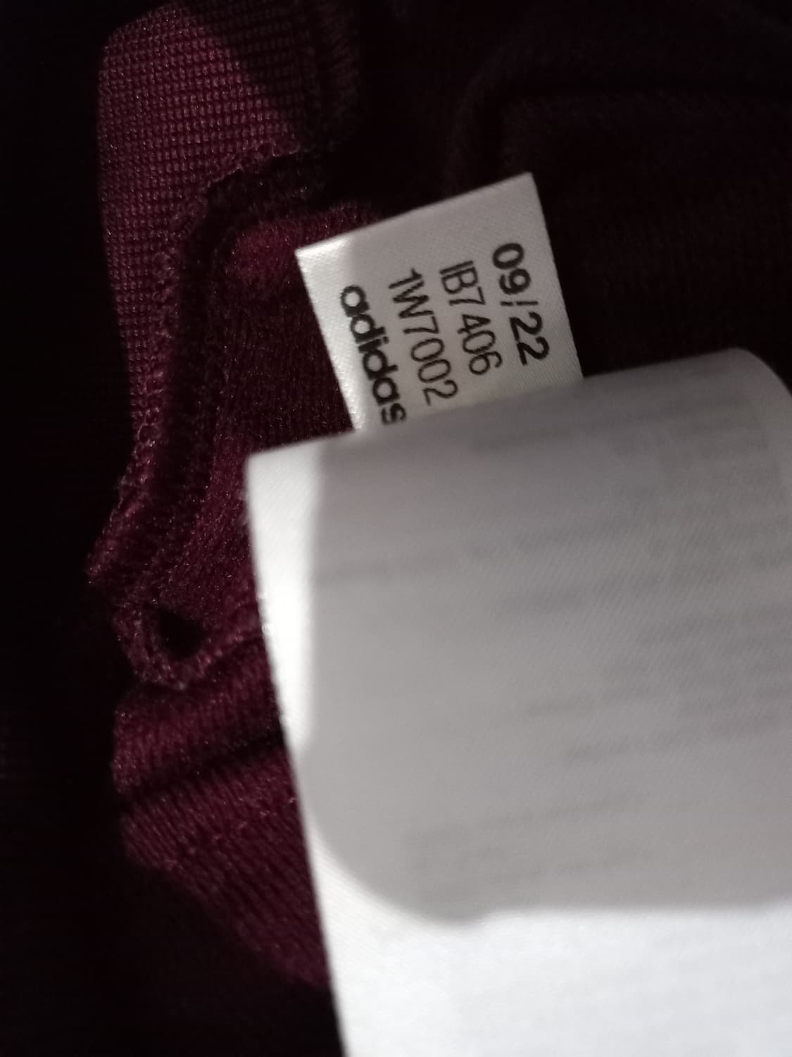 아디다스 대장급 버건디 여자 트랙탑 저지 져지집업 85~90 상품이미지5