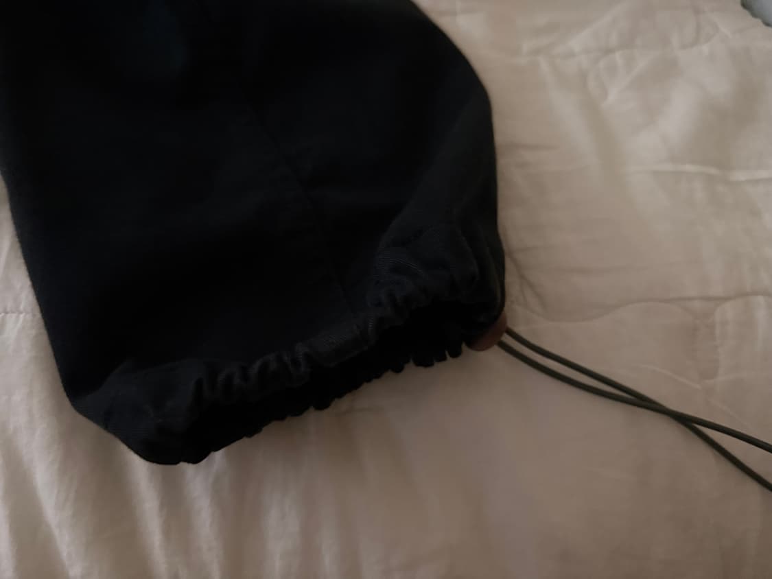 미스치프 드로우스트링 팬츠 블랙 S 상품이미지4