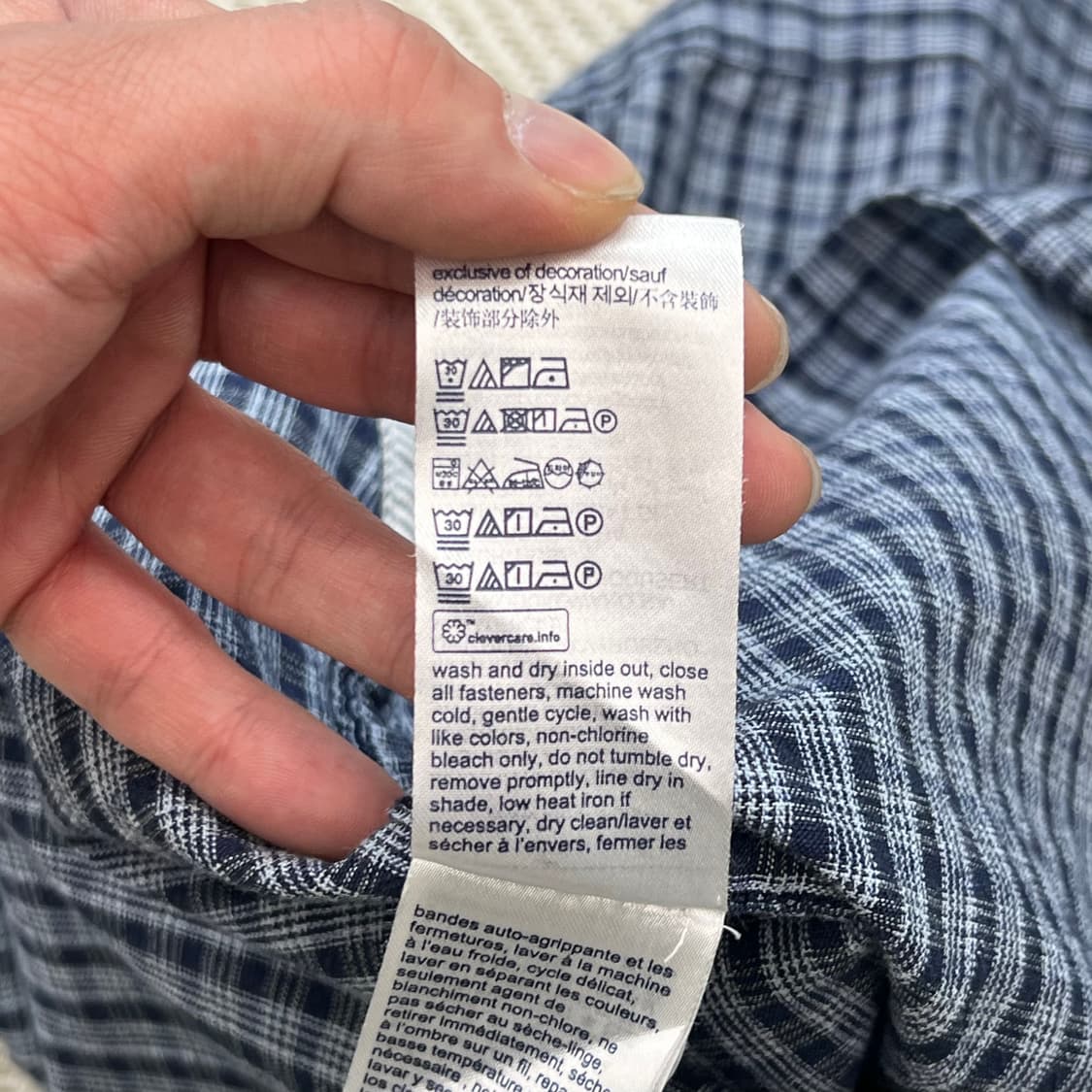 타미힐피거 체크 셔츠 r3449 상품이미지7