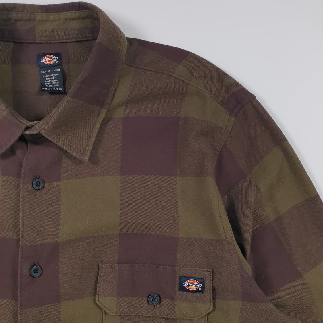 디키즈 체크 플란넬 셔츠 상품이미지5