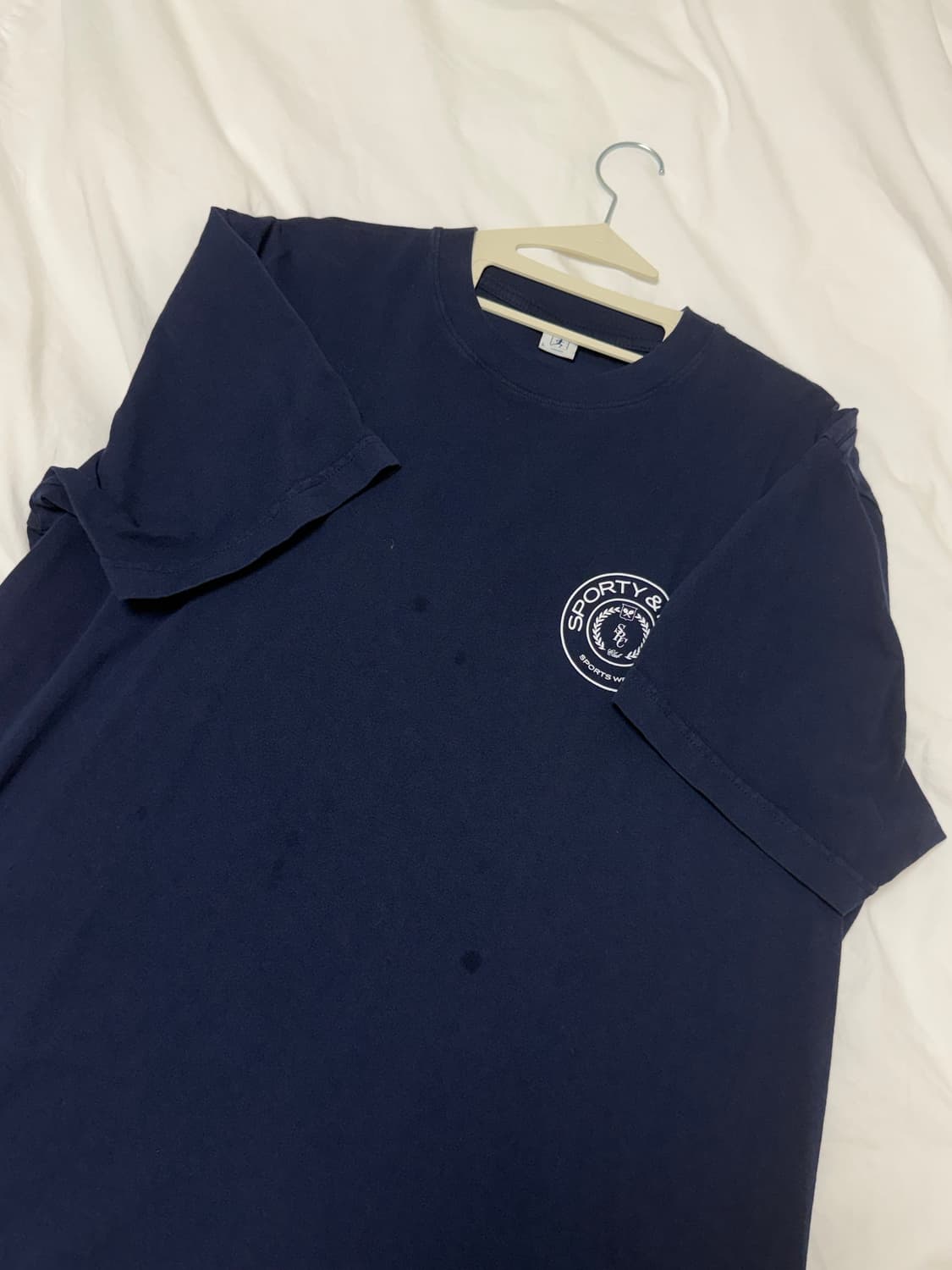Sporty & Rich 네이비 티셔츠 L  상품이미지1