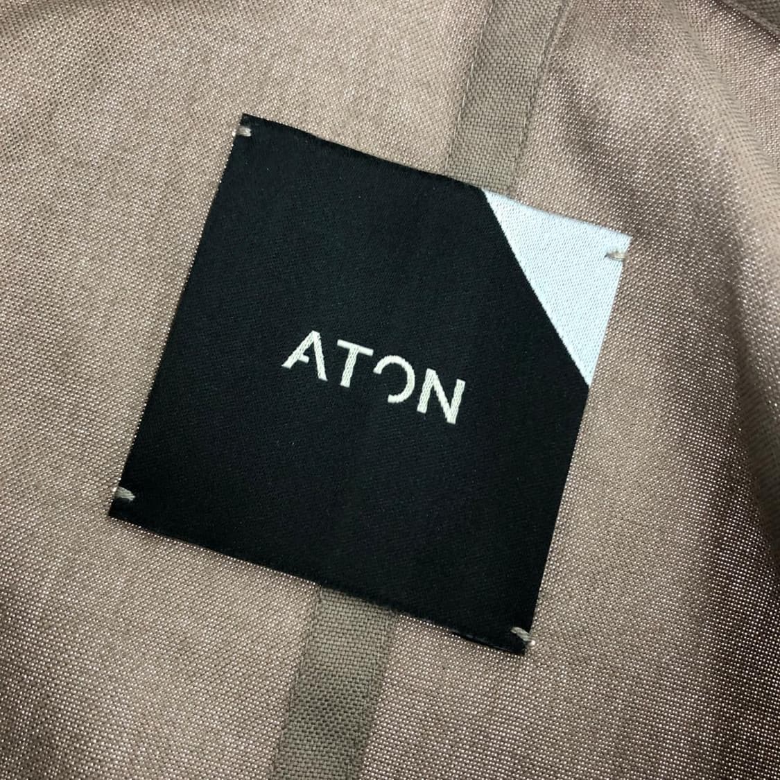 에이톤 ATON 코튼 캐시미어 트로피컬 오버사이즈 셔츠 요크 상품이미지3