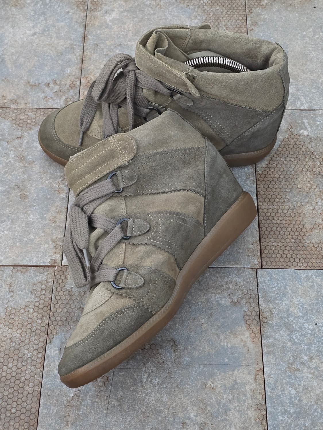 (250)이자벨마랑 바비 카키 스니커즈  상품이미지5