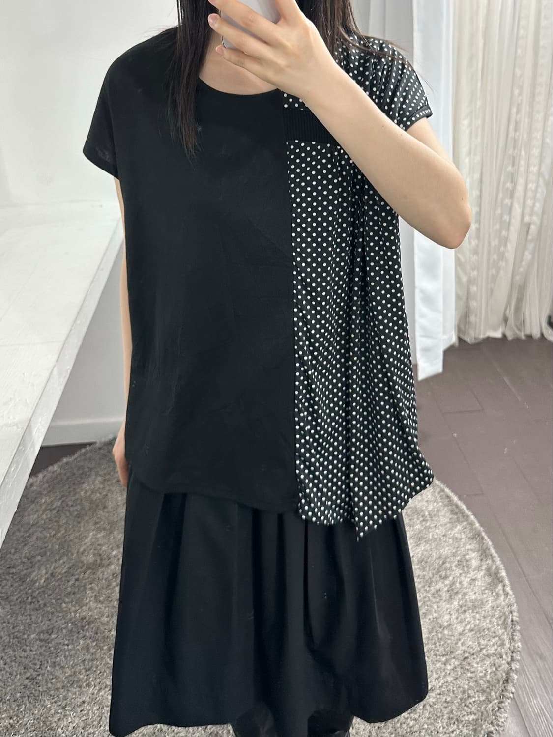 koibito misaki dot design top 상품이미지4