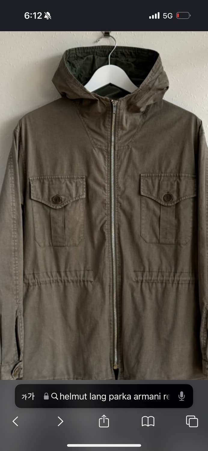 Armani jeans 90s millitary parka 상품이미지9