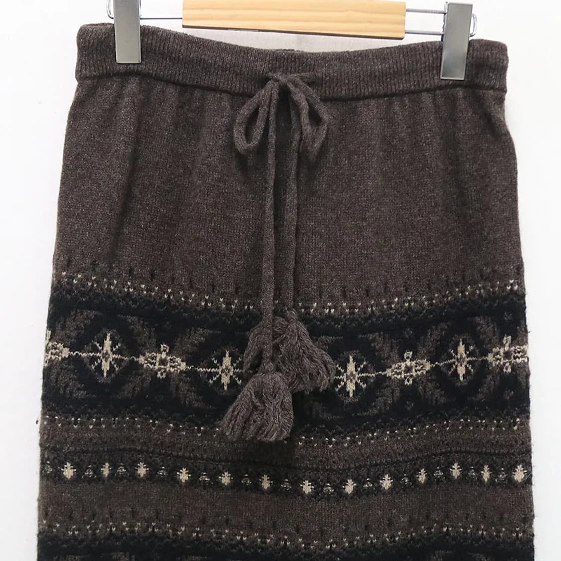 SHUCA 니트 밴딩 울 혼방 미디스커트 61163 상품이미지3