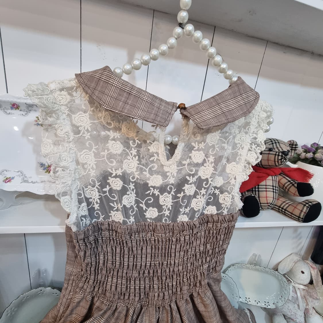 리즈리사(Liz Lisa) 체크 레이스 코르셋 원피스 상품이미지8