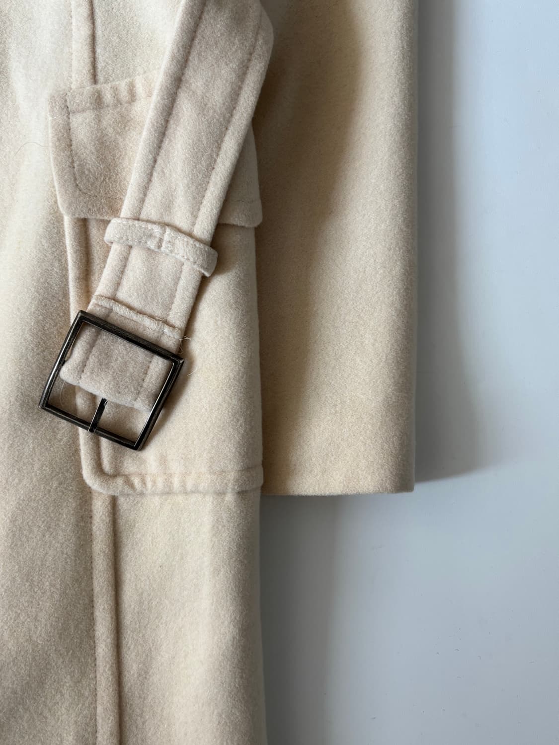 Burberry 버버리 블루라벨 크림 벨티드 코트  상품이미지8