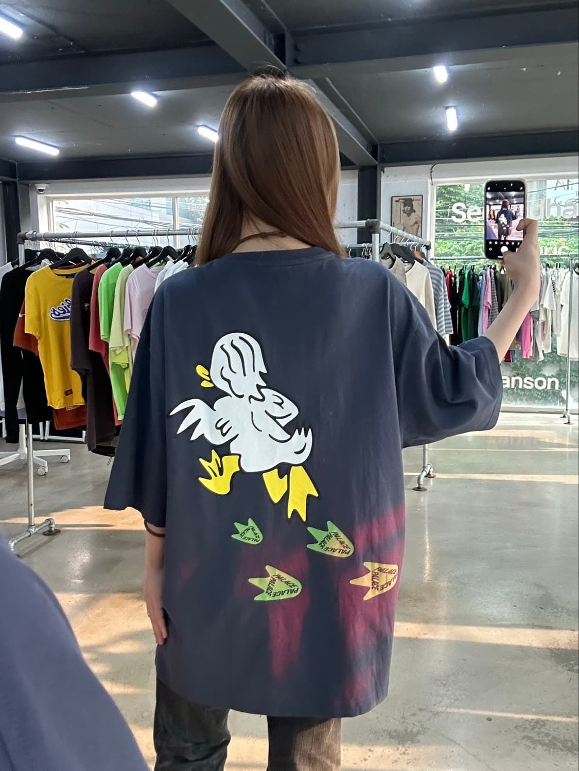 팔라스 25Ss 덕 오프 반팔티 네이비 상품이미지1