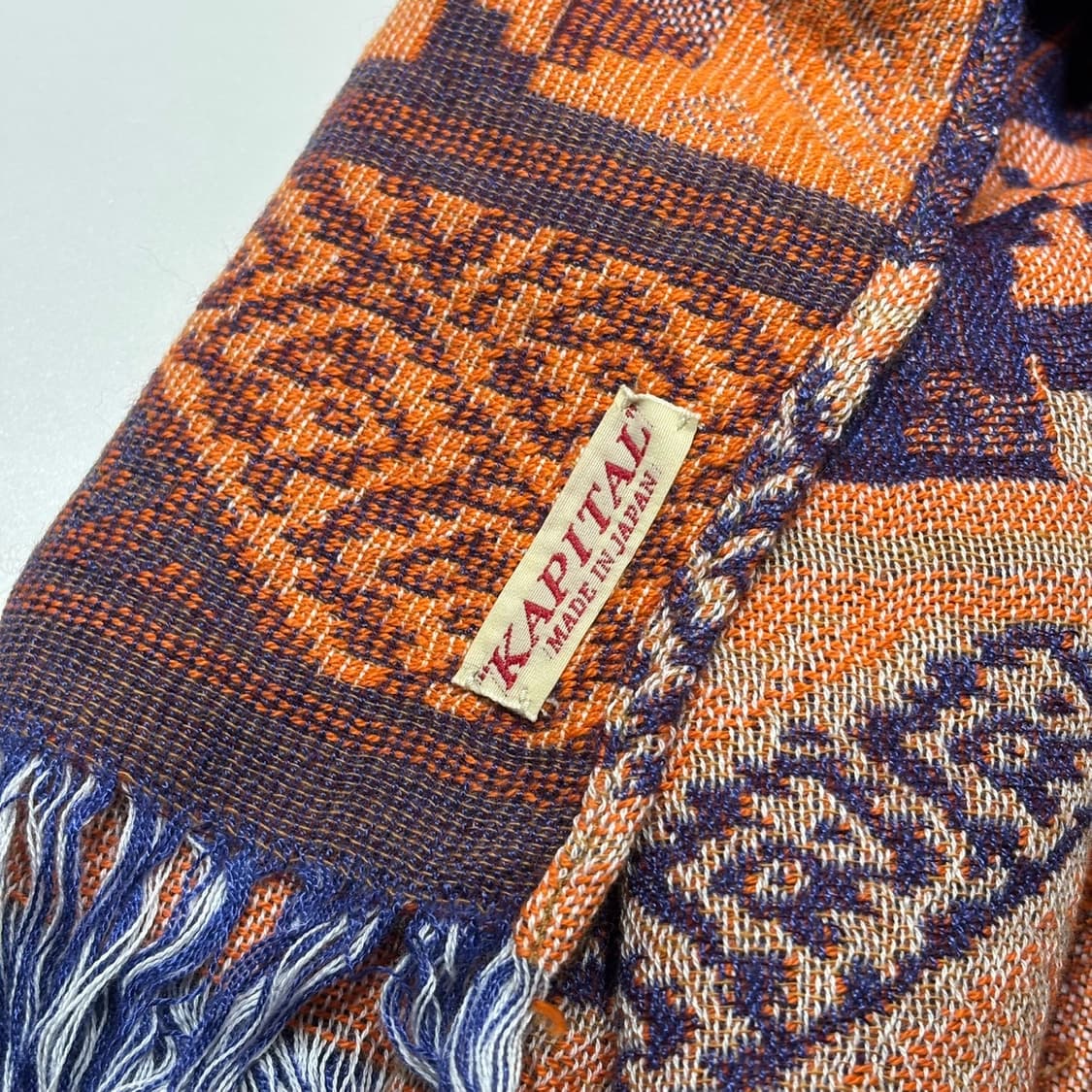 캐피탈 kapital 패치워크 머플러 상품이미지5