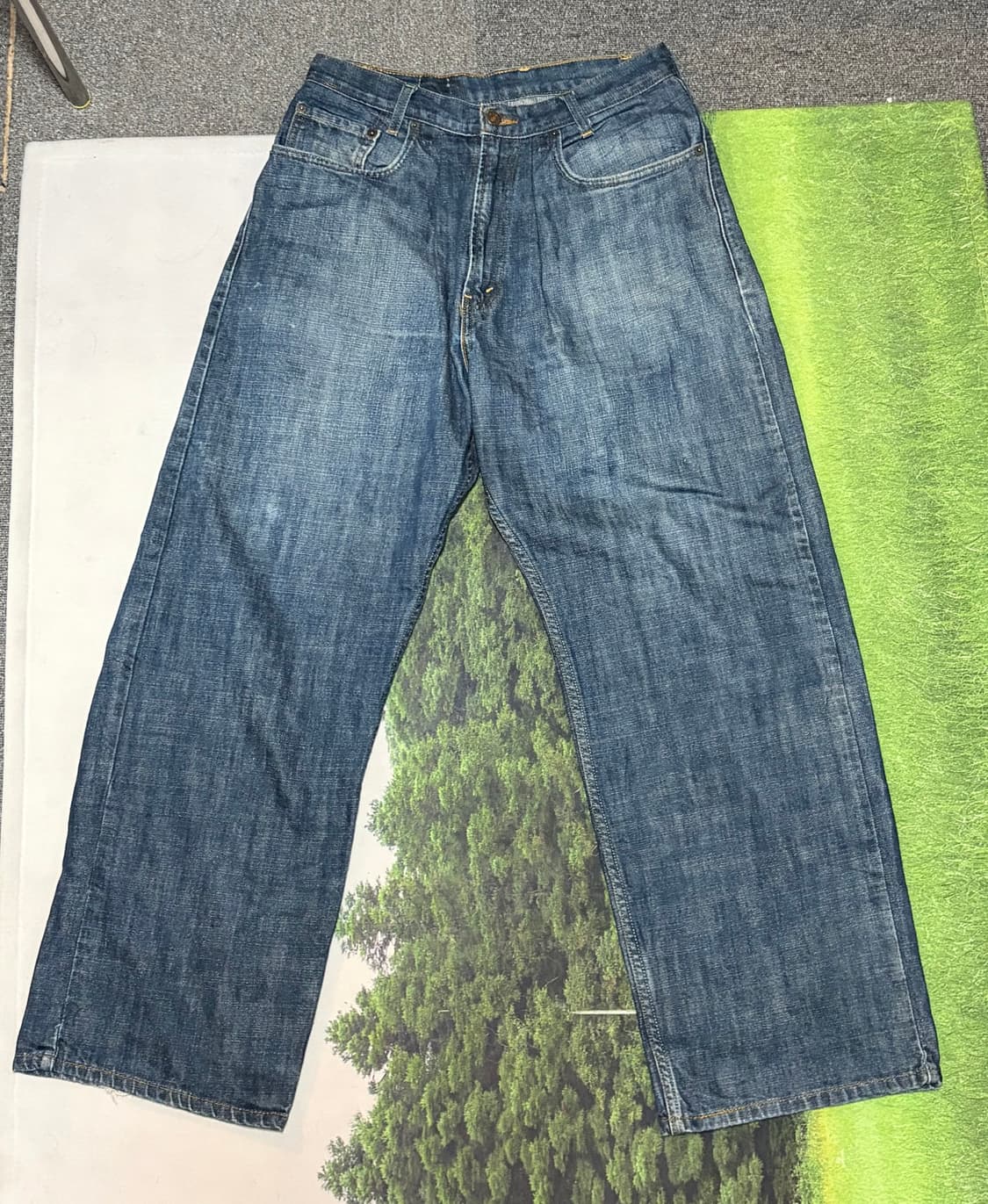 리바이스 569 루즈 스트레이트 핏 데님 팬츠 38/32 상품이미지1
