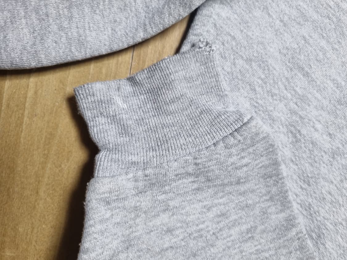 90s 러셀 애슬레틱 후드 라이트 그레이 상품이미지7