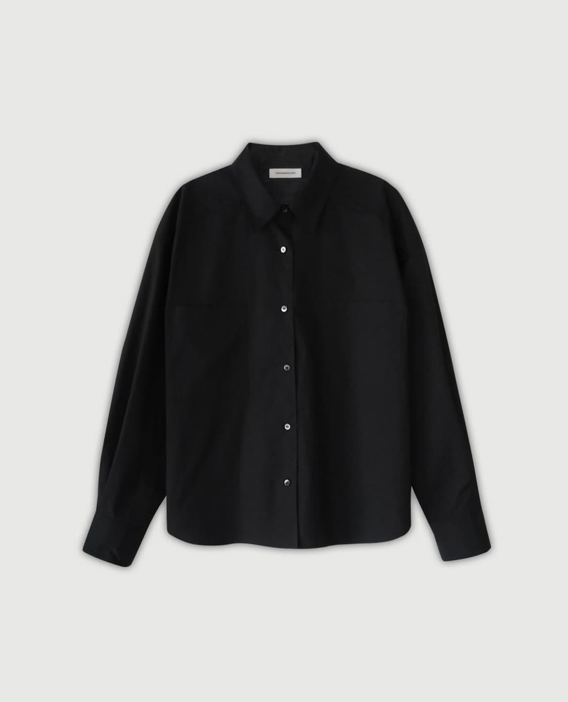 뉴욕나인스튜디오 Blanc Shirts 블랑 셔츠 숏 블랙 상품이미지6